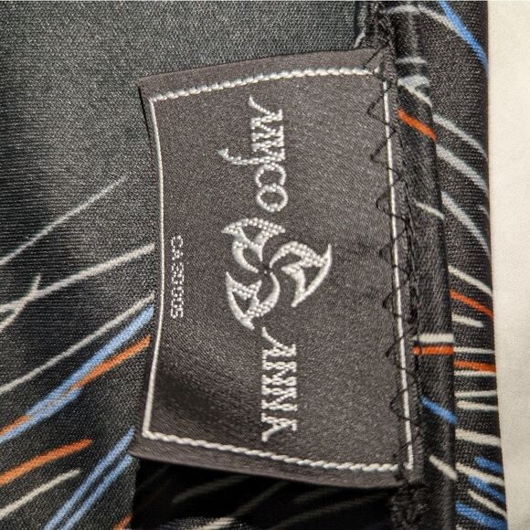 MYCO ANNA Canadian Black Stripes Artsy Wool Top Size Small - Picture 10 of 12